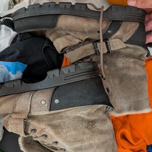 Polo by Ralph Lauren Green and Black Sole Boots Size 9.5